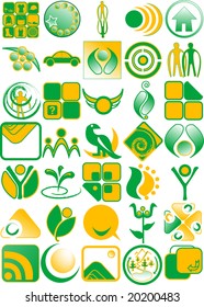 Set of Logo and Design Elements. Vector.