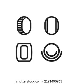 Set of Logo Designs Starting With the Letter O, Suitable for People's Names or Business Names