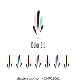 Set of logo elements. Vector Illustartion EPS10.