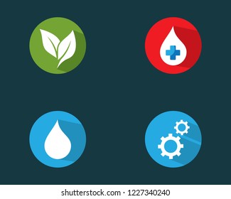 Set of logo icon