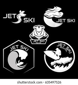 Set Logo jet ski, scooter