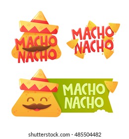 Set logo, label for Chips Nachos