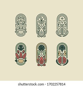 El conjunto del logotipo deja a la naturaleza