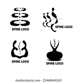 Set Logo Spine Diagnostic Crafting a Visual Identity for Spine Clinics and Diagnostic Services