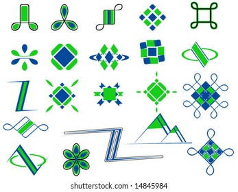 set of logos