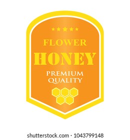 set of logos for honey products