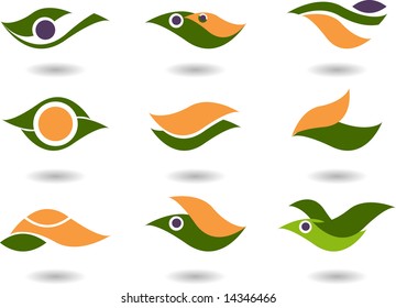 set of logos- nature