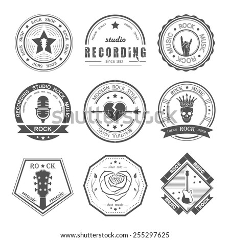 set logos rock music