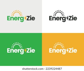 Conjunto de logotipos para los servicios de energía solar.Conjunto de logotipos para los servicios de energía solar.