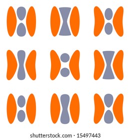 Set of logos. Vector-Illustration