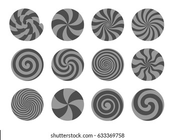 Set of Lollipops, Different twisted design 