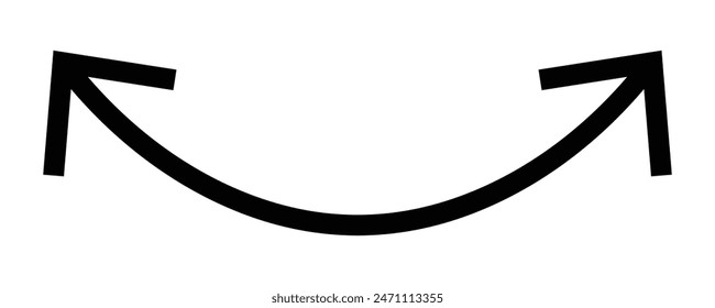 Set of Long arrows icon collection. large black icon with a solid long arrow pointing signs.