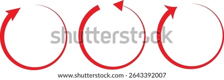 Set of long blue and red curved arrow vactor icons,Two side arrow icon symbol, app and logo design, blue arrow icon, design eps 10,
