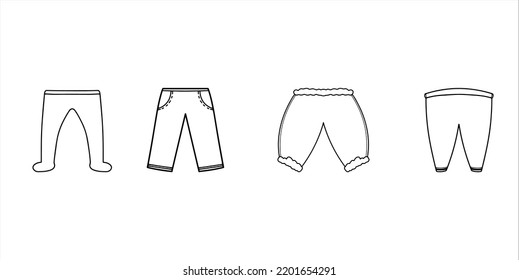Juego de pantalones largos para el bebé 