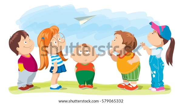 Maedchen Mosen Cartoon Kuessen