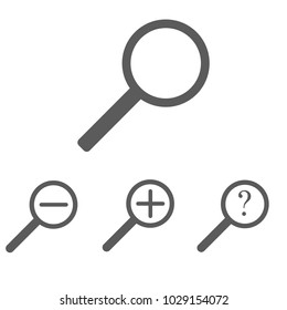 set of loops with a fading distance and a question mark