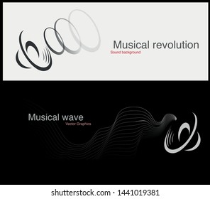 set of loudspeker banner for Poster vector Design