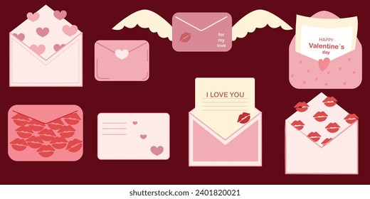 set love letter for valentine's day