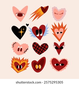 Set of Love Shape Valentine's Day