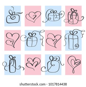 Valentines Sketches Stock Vector (Royalty Free) 23911990 | Shutterstock