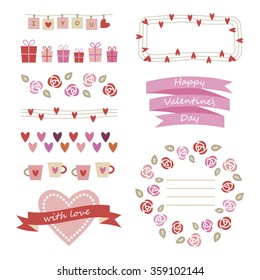 Set of lovely decorations