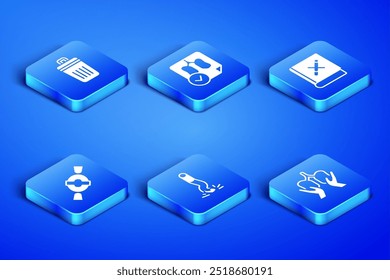 Set Lungs, Trash can, Cigarette butt, Candy, x-ray diagnostics and Book with stop cigarette icon. Vector