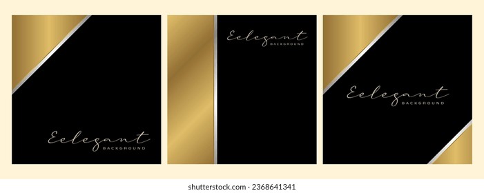 luxuriöser, goldener Hintergrund für Einladung oder Vorlage für soziale Medien