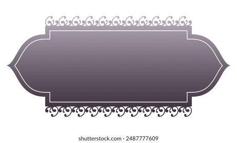  Set Of Luxury Golden Arabic Islamic Banner Title Frame Best Text Box Background