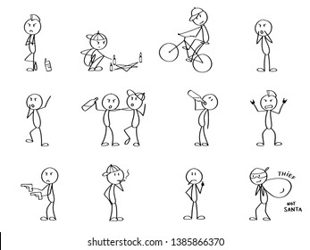 Crazy People Poses And People Crazy Concepts. Mad Crazy People Vector  Characters And Mad Crazy People Adult Expression Face. Emotion Mad Crazy  People Angry Boy. People Crazy Characters Vector. Royalty Free SVG