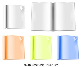 Set of magazine design