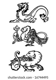 set of magic animals