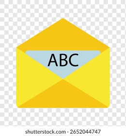 Conjunto de ícone de envelope de email. Ícone de email, sinal de uma mensagem de entrada não aberta. Ilustração vetorial. eps 10