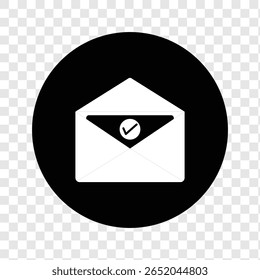 Conjunto de ícone de envelope de email. Ícone de email, sinal de uma mensagem de entrada não aberta. Ilustração vetorial. eps 10