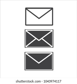 Set of mail icons 