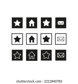 set with mail icons. Chat message icon. Chat icon set. Phone icon set. Email icon. Vector illustration. stock image. 
