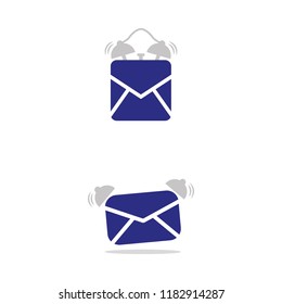 a set of mail reminder icons