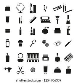 Set of makeup for women and girls 36 icons
