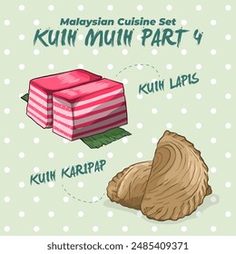 A Set of Malaysian Tradition Cuisine