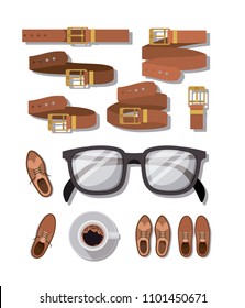 set male accessories icons