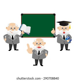 Set of man characters