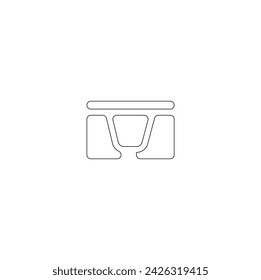 Set of man clothes icons, thin line style. Clothes icon vector. Clothes icon set in black color on white background. 