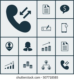 Set Of Management Icons On Messaging, Employee Location And Bank Payment Topics. Editable Vector Illustration. Includes Tree, Chat, Career And More