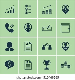 Set Of Management Icons On Successful Investment, Wallet And Female Application Topics. Editable Vector Illustration. Includes Prize, Check, Increase And More Vector Icons.