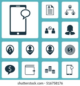 Set Of Management Icons On Tree Structure, Business Goal And Messaging Topics. Editable Vector Illustration. Includes Chat, Tree, Career And More Vector Icons.