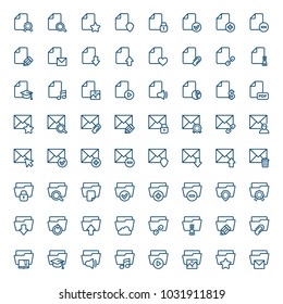 Set of managment and administration icons. Vector illustration