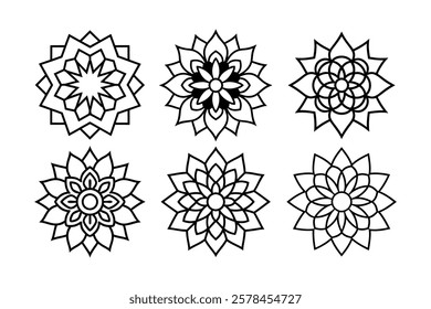 Set of mandala art bundle 6