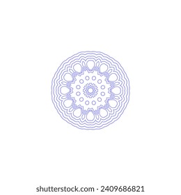 set of mandala circle elements vector element