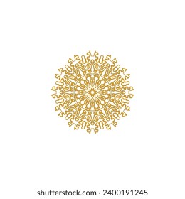 set of mandala elements vector vintage