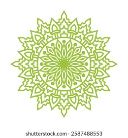 Set of mandala line art pattern style. decorative mandala for print