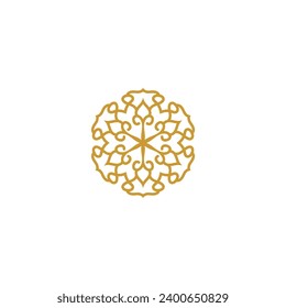 set of mandala vector elements ornament